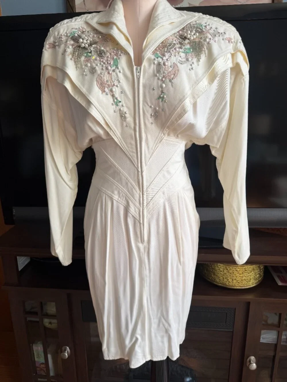 Vintage IIF 80's beaded dress - Picture 2 of 16